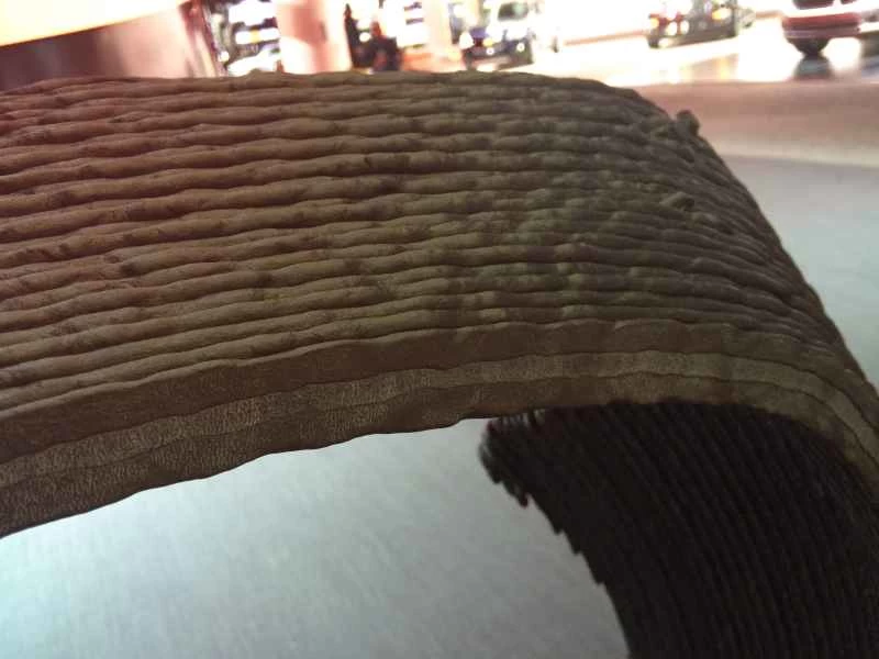 3Dプリントされた素材のクローズアップ