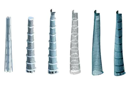 高さ2,073フィートの超高層ビルの建て方