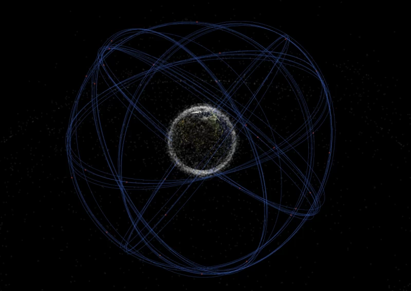 「Stuff In Space」の GPS 軌道のスクリーンショット