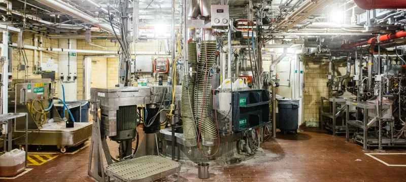 沈殿室のポンプ