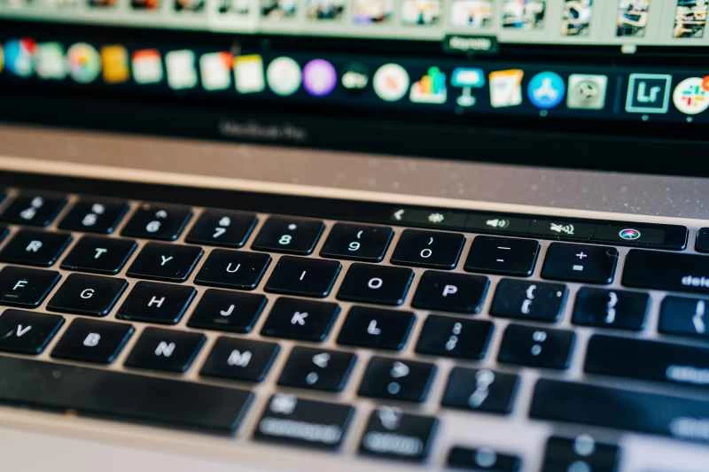 新しいMacBook Proのキーボード。