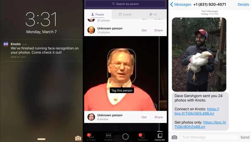 iPhoneのKnotoアプリ