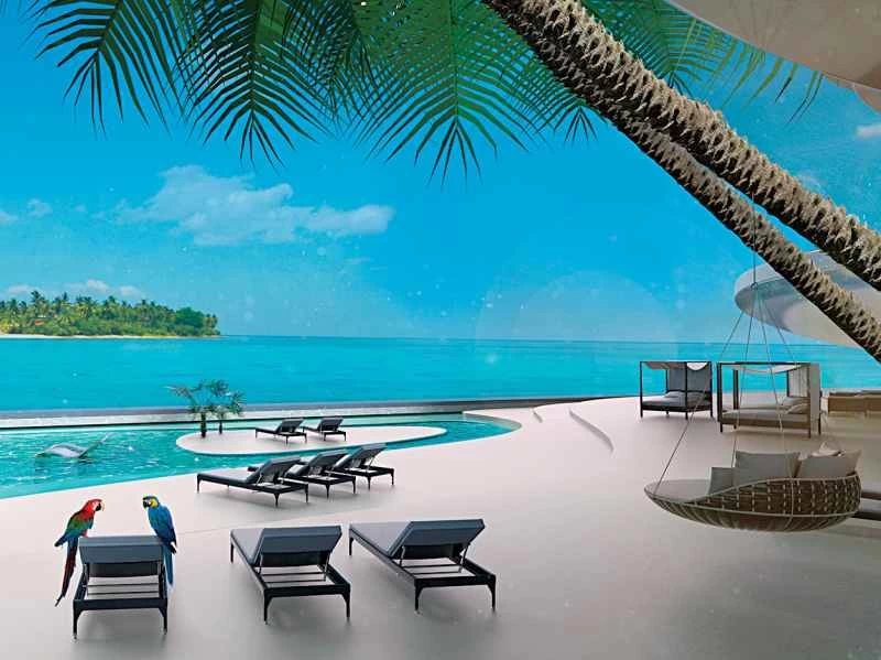 ココモ島のビーチクラブ