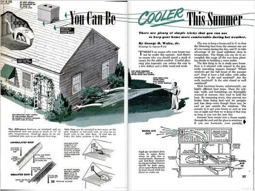 エアコンのない家のために：1950年6月