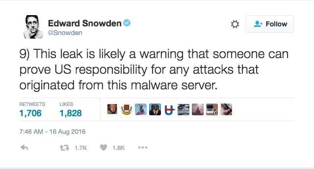 エドワード・スノーデンのツイート