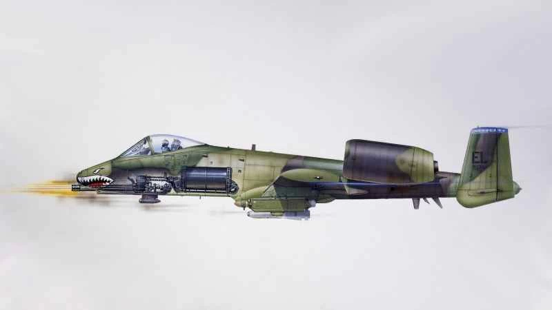 現代の同等機: フェアチャイルド・リパブリック A-10 サンダーボルト II