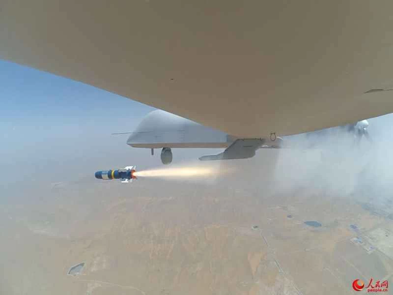 中国衛星CH-4無人機ミサイル