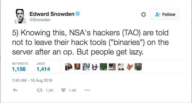 エドワード・スノーデンのツイート