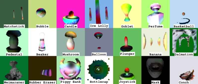 進化アルゴリズムによって作成されたオブジェクトモデル