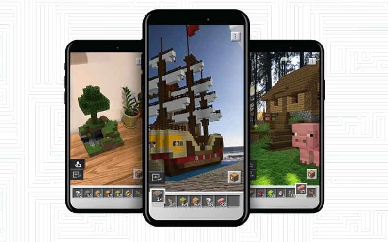 マイクロソフトのスマートフォン向けゲーム「Minecraft Earth」