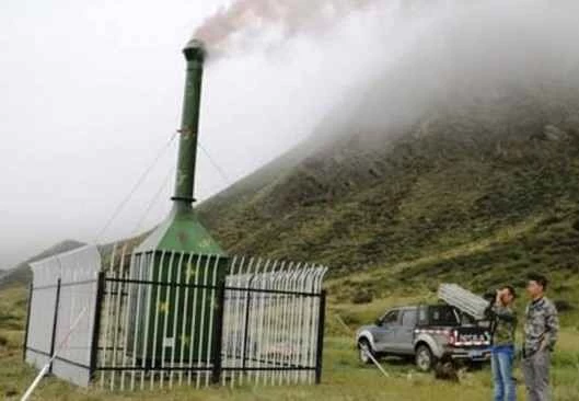 中国の雨作り気象制御
