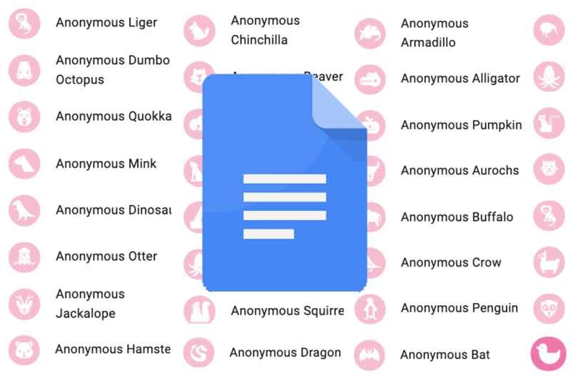 Googleドキュメントの匿名動物ベスト7をランキング