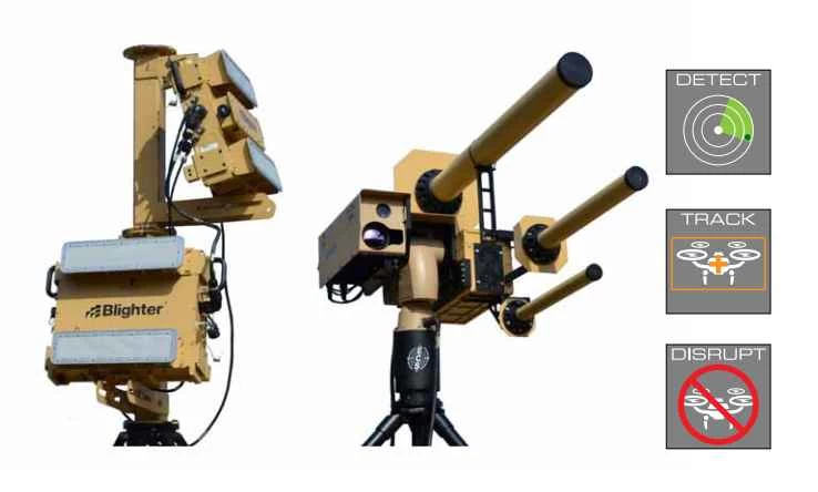 英国企業がドローン撃墜のための妨害システムを開発