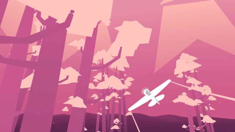 これは着陸する必要のないフライトゲームです