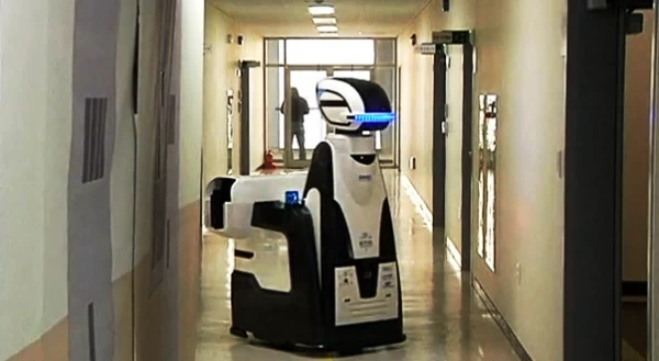 韓国のロボット警備ロボット刑務所