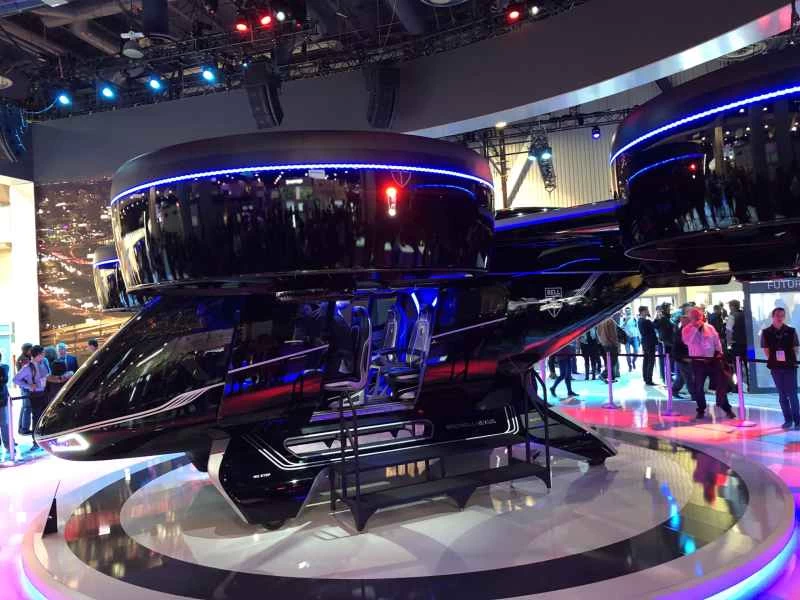 CES 2019 3日目: スーパーヒーローヘリコプター、Alexa搭載バイク、コネクテッドケトルベル