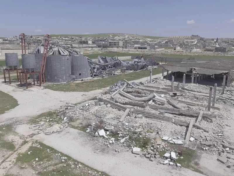 カーン・シャイフンの破壊された遺跡