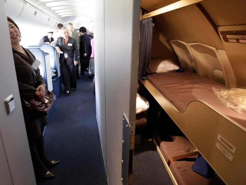 ボーイング747の乗務員休憩・睡眠エリア